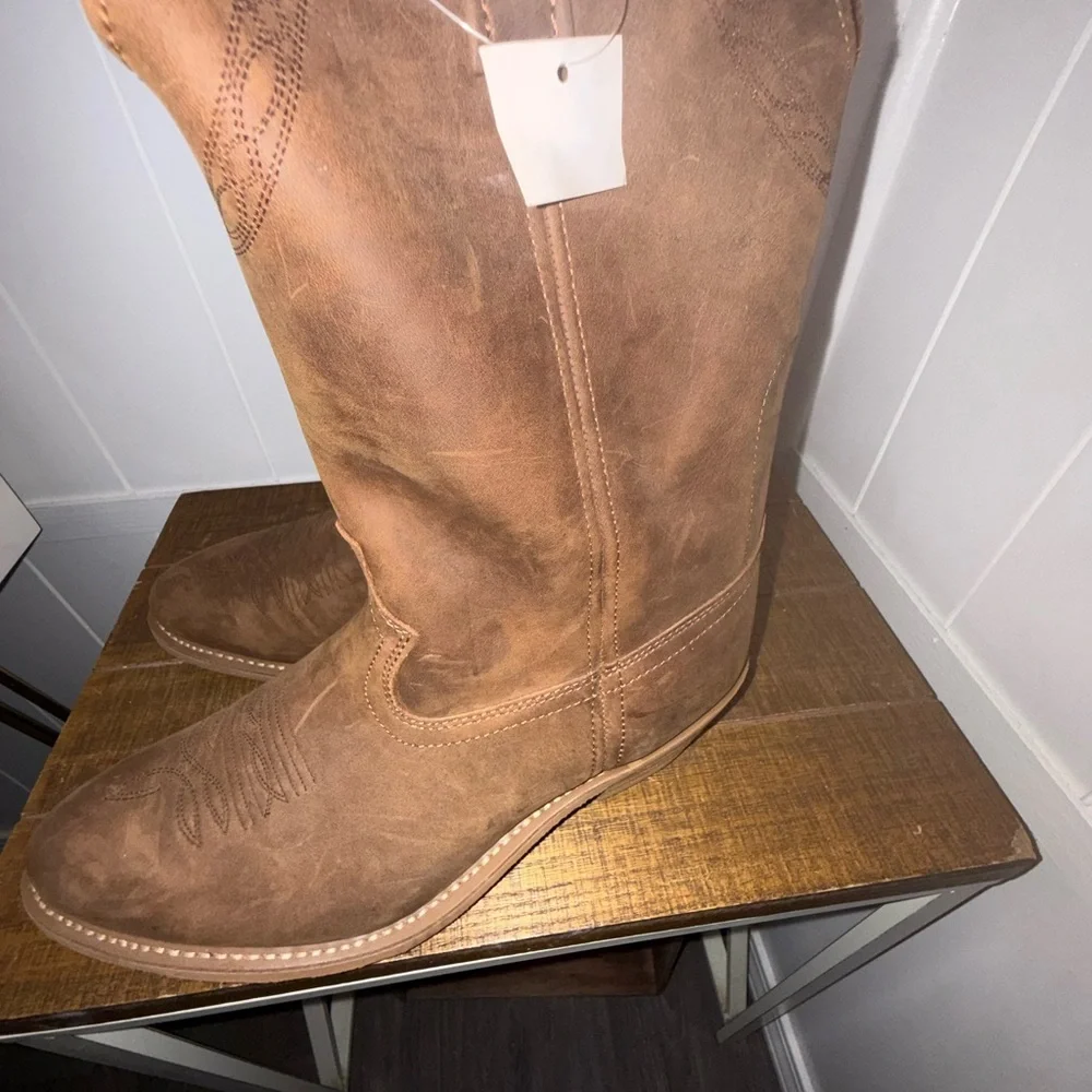 🔆NWT Masterson Boot Co. Brown Western Boots